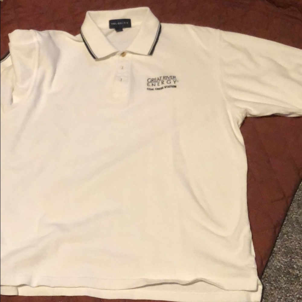 Used polo shirt by velocity size XL